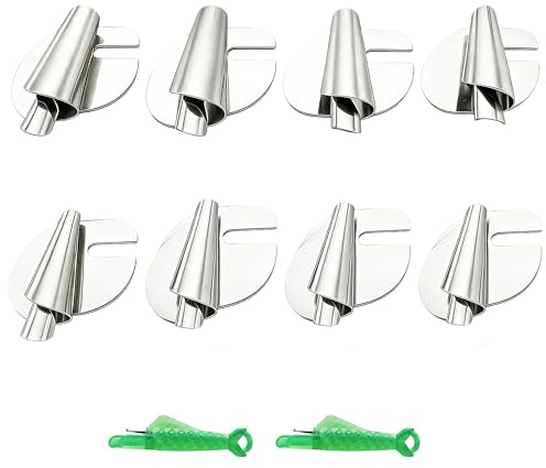 10 Stück Rolled Saum Nähfuß mit Einfädler, Nähmaschinen Zubehör Set, Zubehör Nähmaschine, Edelstahl Rollsaumfuss für Nähmaschine Fuß In Verschiedenen Größen 3mm-10mm Für Heim- Und Profi-Nähen