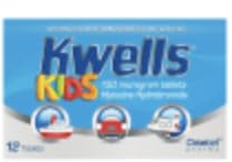 Kids Travel Sickness x12 Tablets | for Helps with Travel Sickness | Anti-Nausea
