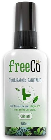 Freeco Bloqueur d'Odeurs pour Toilettes (Before You Go) – Efficace et Naturel – Désodorisant WC à Fraîcheur Durable – Idéal pour Maison, Bureau et Restaurants | Parfum Original Agrumes |