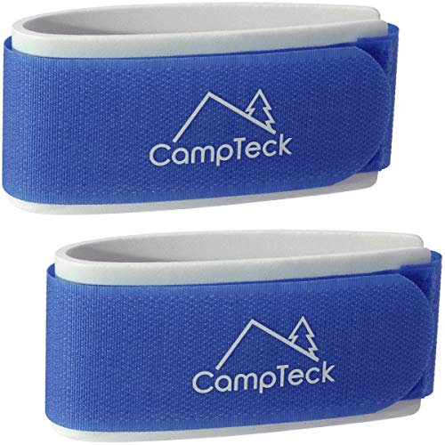 CampTeck U6891 - Ski Band, Skiclip - 1 Paar (2 Riemen) - Tragegurte für den leichten Transport, Reise und Aufbewahrung von Skiern - Blau