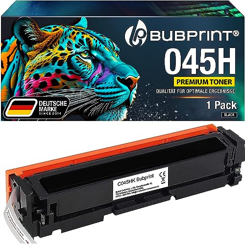 Bubprint Toner kompatibel als Ersatz für Canon 045H 045 H 045HBK 1246C002 i-Sensys LBP611CN LBP612CDW LBP613CDW MF631CN MF632CDW MF633CDW MF634CDW MF635CX Black