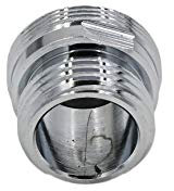 SpiceFlow | Hahnadapter M24 AG auf 1/2 AG | Chrom/Messing