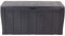 Ondis24 Keter Kissenbox, Balkonbox Sherwood, Maße ca. 116.5 x 45 x 58 (H) cm, Volumen ca. 270 Liter, anthrazit