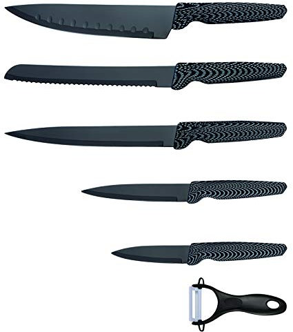 Michelino Messerset 6-teilig Carbon