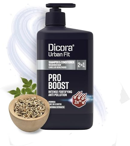 Dicora Urban Fit Shampoo 2in1 Pro Boost für geschwächtes Haar, 800 ml