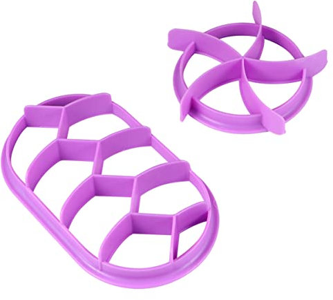 2 Stück Brot Ausstecher Kunststoff Brötchenformen Oval Und Rund Brotstempel Diy Teig Keks Presse Brotbackform Antihaft Für Zuhause Und Bäckerei