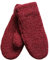SamWo, Fäustlinge/Handschuhe aus 100% Merinowolle, wohlig warm (XS, weinrot)