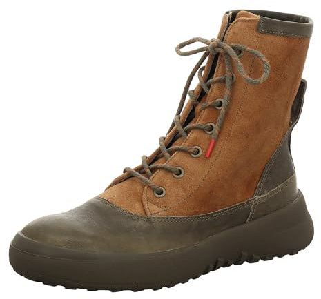 THINK! Damen KUSABI Leder gefütterte nachhaltige Stiefelette, 7000 MOOS/Kombi, 40 EU
