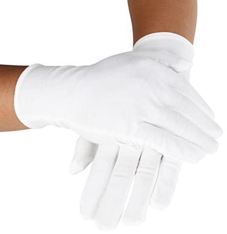 Warmhm Arbeitshandschuh 8 Paare Baumwollhandschuhe Für Trockene Hände Baumwoll-handschuhe Weiße Baumwollhandschuhe Weiße Handschuhe Handgebrauch Arbeit Arbeitshandschuhe