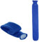 XL Schlauch Wärmflasche - extra Lang, 76 cm - mit weichem Bezug - blau