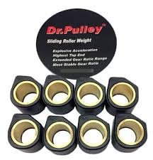 Rollen DR Pulley schwarz Pearl SR mit Maßen und Gewicht SR 20 x 15, 14 g