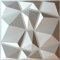 Nord Plus - 3D Polystyrol Wand Deckenpaneele Diamant weiß (6 m²/24 Stück)