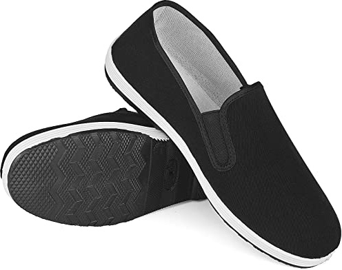 LuxBee Tai Chi Shoes Fit for Kung Fu and Martial Arts, Light, Soft, and Breathable Suitable for Indoor/Outdoor Activities, Anti-Slip for Car Driving and Fishing, Black