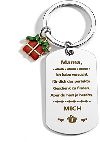 Muttertagsgeschenk Schlüsselanhänger Damen Mama Geschenk Geburtstagsgeschenk für Mama Geschenkideen kleines Geschenk für Frauen Mutter geschenke zum Geburtstag Geschenk Mutter Schlüsselanhänger