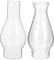 jojofuny 2 Stück Petroleum Lampenschirm Altmodisches Glas Petroleumlampe Schornstein Lampenschirm Für Petroleumlampe Windschutzscheibe Glas Transparenter Zylinder