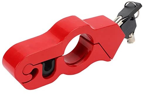 Yosoo Health Gear Motorcycle Handlebar Lock, Motorbike Brake Lock with Key, Motorbike Locks High Security Brake Clutch Security Locks, Throttle Security Lock for Scooters ATVs