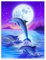 Delfinromantik Poster von Robin Koni 30 x 40 cm Wandbilder Wanddeko