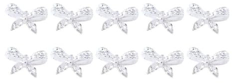 3D Nail Art Bow-Nail Rhinestones Nail Gems Alloy Butterfly-Nail Crystals For DIY Nail Art Decorations Bow-nail For Gel-nails/acrylic Nails
