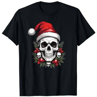 Weihnachtsoutfit Totenkopf Weihnachten Death Heavy Xmas T-Shirt