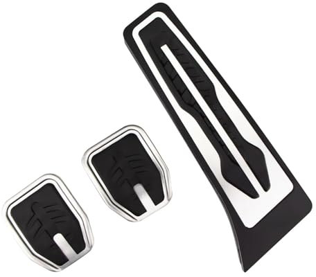 ZWBC Auto Fußpedalabdeckung für BMW X3 X4 X5 X6 2 3 4 5 6 7 Series G20 F30 G30 G11 G01 G02 G05 F15 F16 F22 F25,Anti-Rutsch Bremse Kupplungen Gaspedal Fußstütze Pedals, Innere Beschützen ZubehöR