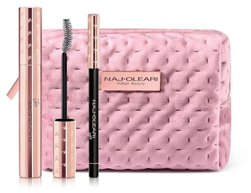 Naj Oleari Essential Eyes Kit Marvelous Curl Mascara 13 Ml + Deep Eye Kajal 1,43 G + Pochette