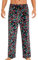 ENJOYNIGHT Schlafanzughose Herren Lang Fleece Pyjamahose Plüsch Freizeithose Warm Haushose mit Kordelzug ((Medium,Licht)