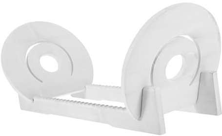 OSALADI Holz Cd für Vinyl Platten Cd Aufbewahrung und Präsentation Robustes Design für Wohn und Arbeitsräume für Wohnzimmer und Cafés Weißer Holzregal für Ordnung und Stil