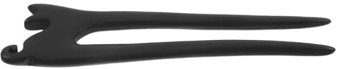 Tofficu Baguette en Bois Sculpté Forme Chat Noire pour Cheveux Longs, Épingle à Chignon Rétro en Bois de Santal, Accessoire Coiffure Femmes Mariage Fête Quotidienne, Bâtonnet à Cheveux
