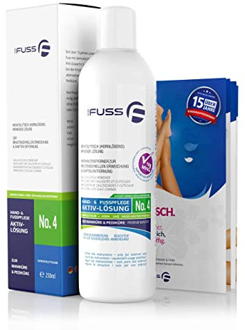 Mr. Fuss® Anti-Hornhaut, Anti-Zuwachs System - Nagelhautentferner Hornhautentferner - Lösung No. 4 - schnell erweichend - 250ml