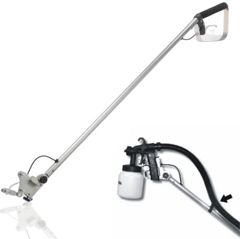 BEST DIRECT Total Painter Original, Professional Paint Gun, Paint Sprayer for All Surfaces - Interior and Exterior - 800ml Capacity (Extension Pole)
