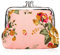 iSuperb Femmes Embrayage Porte-Monnaie Sac à Main Pochette Carte Titulaire Coin Purse en Toile 12x9cm (Rose)