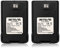 Retevis RT24 Walkie Talkie Batteria Li-ion 3.7V 1100mAh Compatibile con Ricetrasmettitore Retevis RT24 Walkie Talkies (Nero, 2 Pezzi)