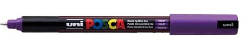 Posca Marker Pen with Calibrated Tip Extra-Fine Line Purple