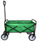 Chariot de Jardin à 4 Roues Vert Pliable Brouette Utilité Chariot de Transport Jardin - 98 x 53 x 116 cm - Capacité 70 KG - Imperméable [Paire de Gants Gratuite]