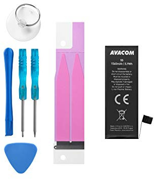 Batteria per Apple iPhone 5S/5C, agli ioni di litio 3, 8 V, 1560 mAh (ricambio 616-0718)