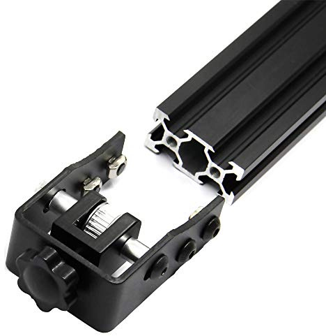 Befenybay Upgrade Y-axis Synchronous Belt Stretch Straighten Tensioner for Creality CR-10/ CR-10 V2/ CR-10 V3 Aluminum Profile 20x40mm (2040, Black)