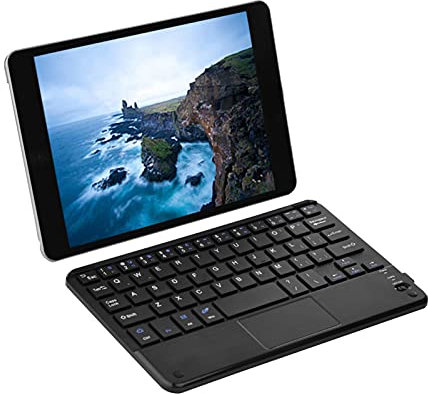 Mini Tastiera touchpad Wireless Ultra-Sottile, Tastiera Wireless con trackpad Multi-Touch Integrato per Smart TV Tablet PC HTPC Computer Portatile Android