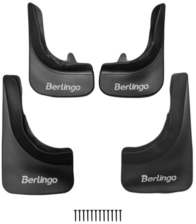 RE&AR Tuning Compatibile con Citroen Berlingo 1996-2024 Parafanghi anteriore + posteriore 4 pezzi KIT