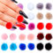 24 Pieces 3D Nail Art Fluffy Pom Balls Kawaii Nail Charms Detachable Magnetic Nail Pom Pom Nail Accessories Nail Design Nail Supply Nail Art Kit Stuff