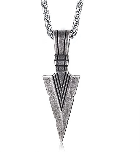 TempBeau Herren-Halskette, Navigator-Kompass-Anhänger, Nordstern, Edelstahl, Schwarz, Silber, Gold, Schmuck, Geschenk für Vater, Sohn, Freund, Ehemann, Edelstahl
