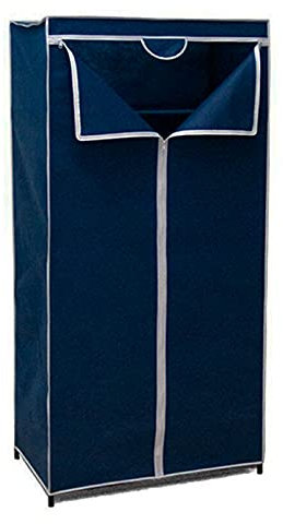 Tradineur - Armario ropero de tela, 160 x 75 x 46 cm, Color Aleatorio