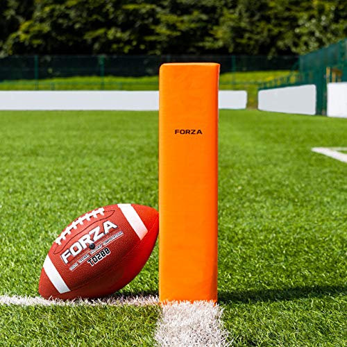 FORZA American Football End Zone Pylone - Ankerlose Torlinie Markierung | Wetterfest & einfach zu reinigen | American Football Ausrüstung (Packung von 8)