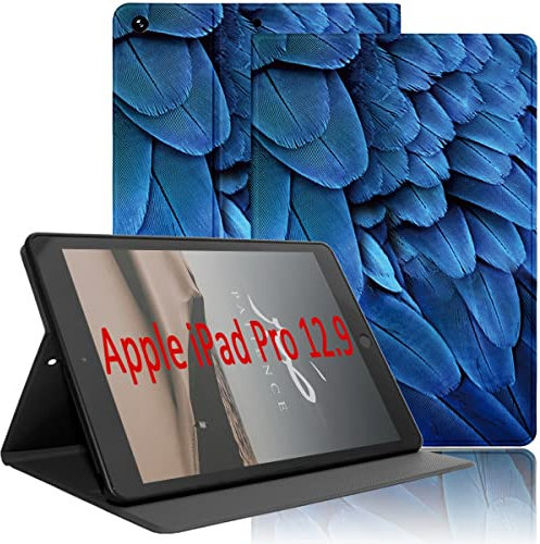 Yoedge Funda para iPad Pro 2021 12,9 Pulgada 5.ª Generación, Ultra Slim PU Cuero Flip Delgada Protectora Carcasa con Función de Soporte Smart Folio Tablet Cover para iPad Pro 12,9 2020 & 2018, Pluma