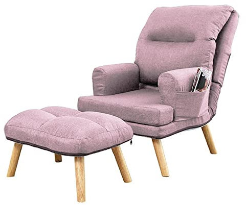 Grekpol-Sessel NEMO, moderner Sessel für Wohnzimmer, Schlafzimmer mit 5-Stufen-Verstellung, skandinavischer Stil (Rose Samoa 10)