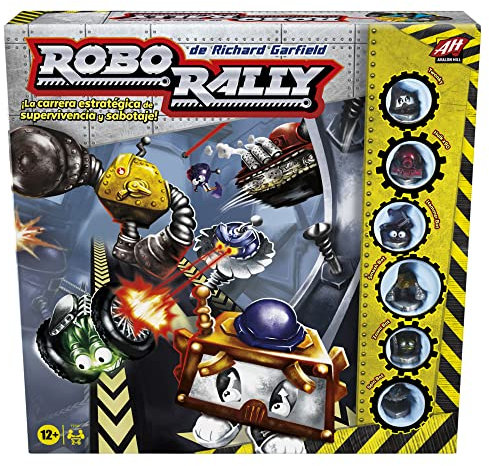 Hasbro Gaming - Avalon Hill Robo Rally - Juego de Mesa estratégico - para 2 a 6 Jugadores de 12 años en adelante