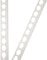 ProfileXXL PVC Abschlussprofil, Abschlussleiste, Kantenschutz 2,5m Weiß 25 x 8mm Putzschienen aus hart PVC, für Innen- & Außenputz