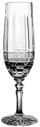 CRISTALICA Sektglas Karree 170 ml Sekttulpe Champagnerglas Bleikristallglas klar