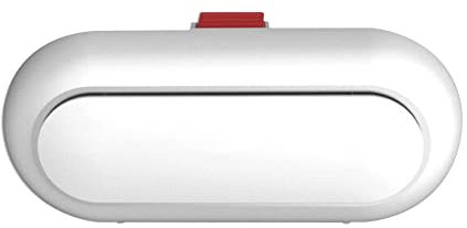 Auto Sonnenblenden Brillenetui, MoreChioce Universal Auto Brillenhalter Brillen-Clip Brillenbox Brillen-Aufbewahrungsbox Sonnenbrillen Etui Brillen Halterung für Auto SUV Wohnmobil LKW,Weiß