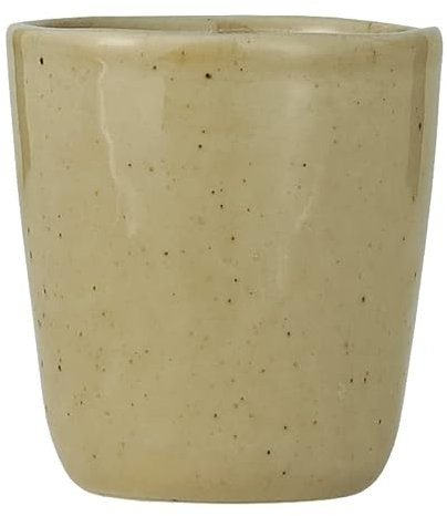 Ib Laursen Eierbecher Mustard Dunes Höhe: 4,5 cm, Durchmesser: 4,3 cm Steingut gelb