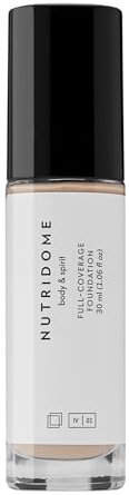 NUTRIDOME Body & Spirit Gesichtsgrundierung Foundation 03 Nude 30ml - Deckende in Flüssigkeit für Gemischte Mischhaut Reife Fettige Trocken, Fluid Gesichtsdeckend, Make-up & Make-up Kosmetik Makiage